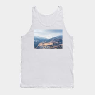 Snow on Winter Mountains Tank Top